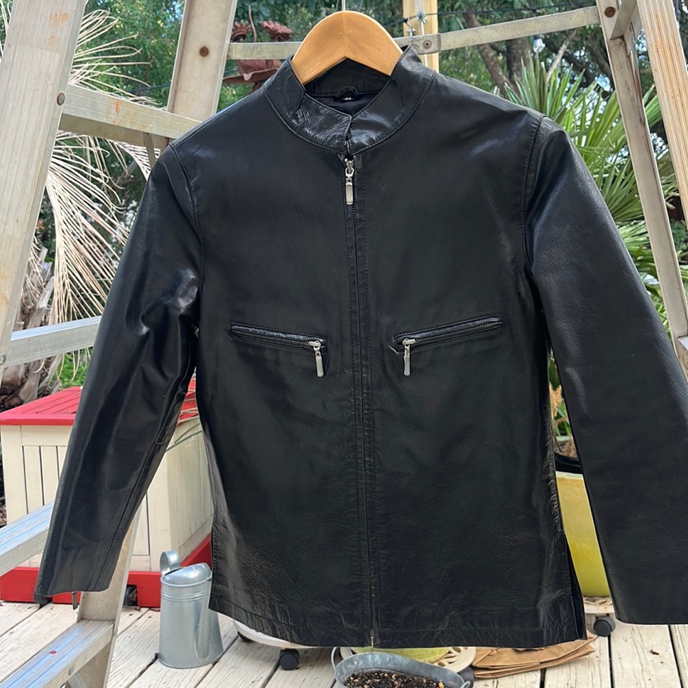 Vintage Leonardo Italian leather jacket
